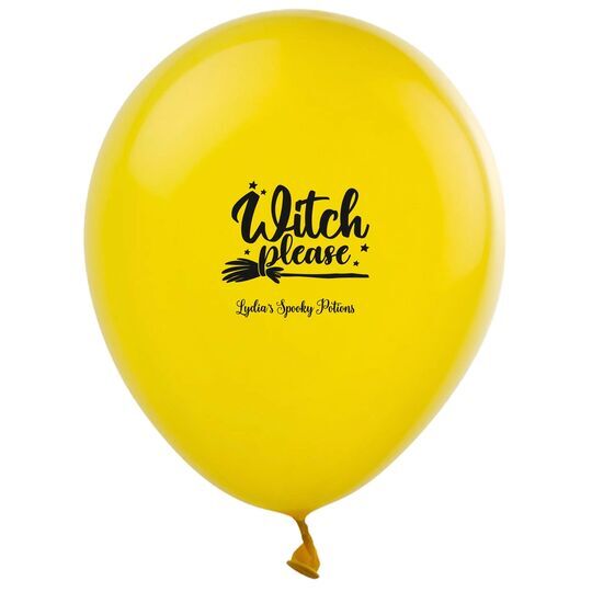 Witch Please Latex Balloons